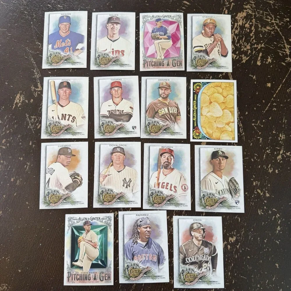 2022 Allen Ginter Baseball Cards Lot 200 + NM Witt Jr RC Ohtani Soto Acuna Jr